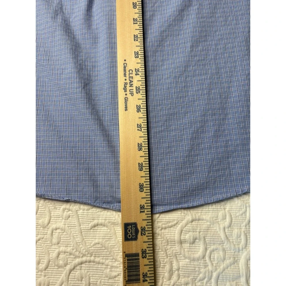 Ralph Lauren custom fit extra large blue patterned shirt, men sized extra large.